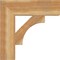Ekena Millwork Westlake Block Rough Sawn Bracket, Western Red Cedar, 6"W x 24"D x 24"H BKT06X24X24WTL05RWR - alternate 3
